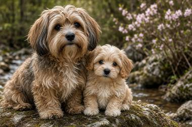 Havanese poster, Adult and Puppy