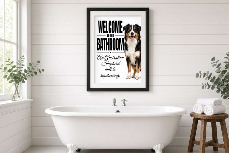 Bathroom Supervisors poster example