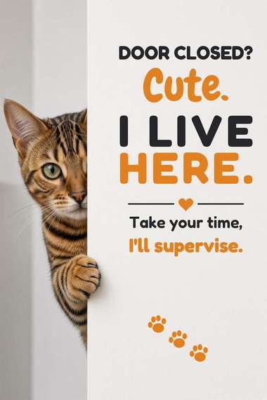 Bengal poster, Cats at the Door