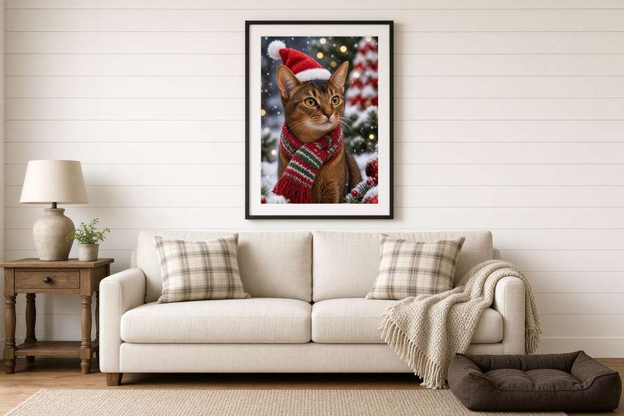 Christmas Cats poster example