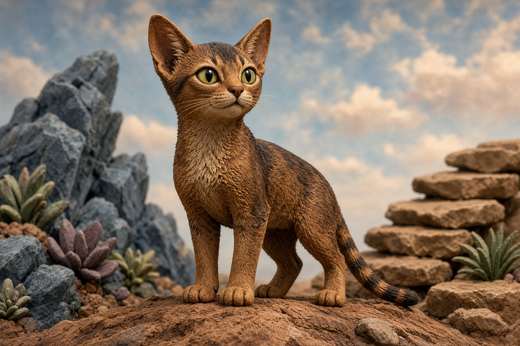 Abyssinian poster, Claymation Cats