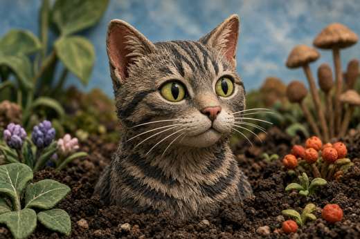 American Shorthair poster, Claymation Cats