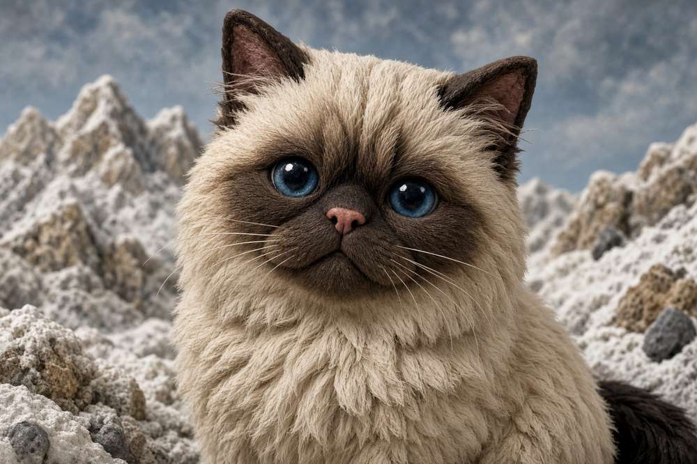 Himalayan poster, Claymation Cats