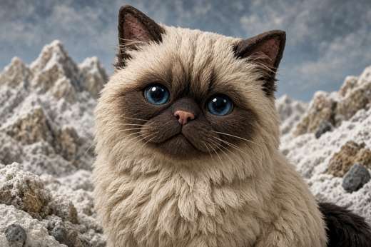 Himalayan poster, Claymation Cats