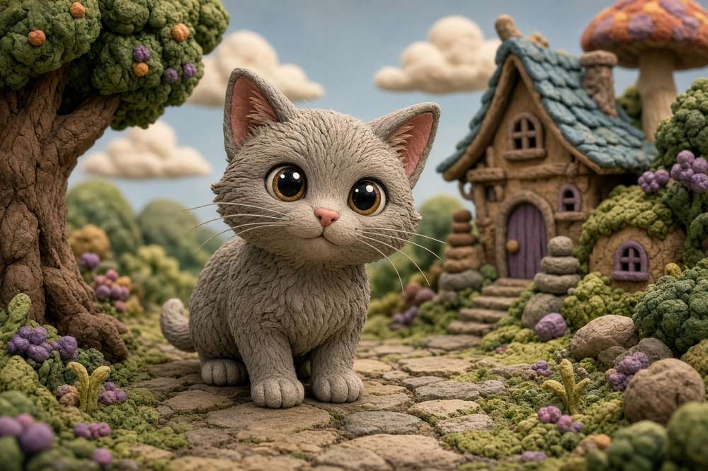Munchkin poster, Claymation Cats