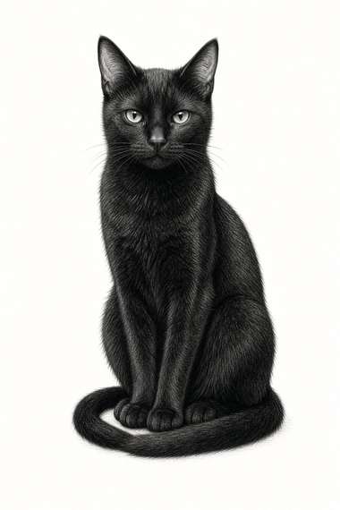 Black Cat poster, Sketch Cats