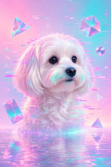 Maltese poster, Cotton Candy Canines
