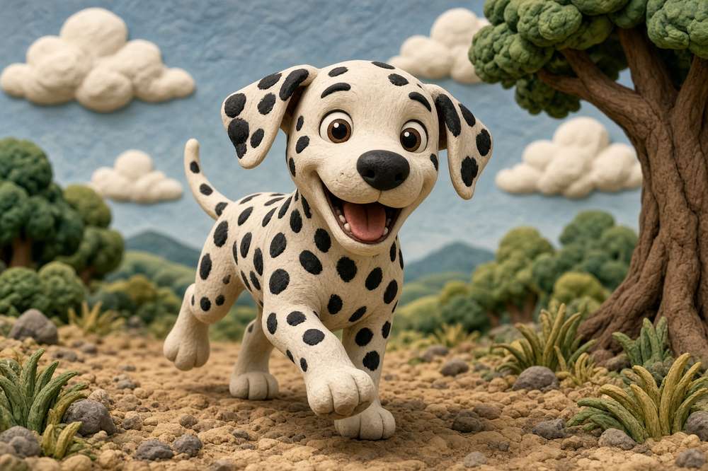 Dalmatian poster, Claymation Dogs