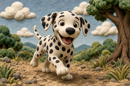Dalmatian poster, Claymation Dogs