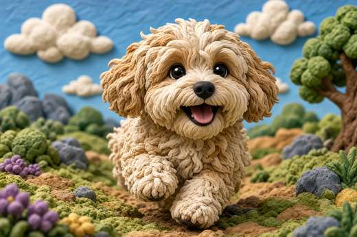 Havanese poster, Claymation Dogs