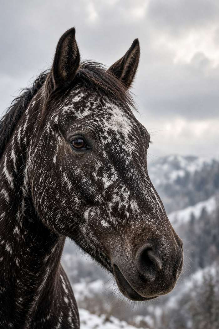 Appaloosa (Snowflake) poster, Horse Portraits