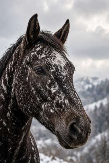 Appaloosa (Snowflake) poster, Horse Portraits