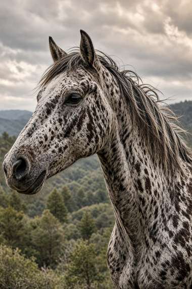 Appaloosa (Varnish Roan) poster, Horse Portraits