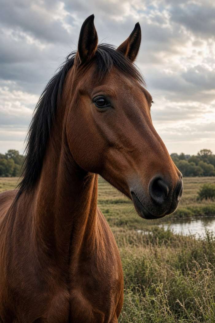Belgian (Bay) poster, Horse Portraits