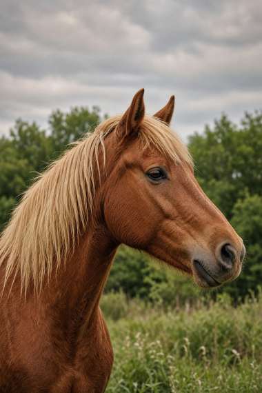Belgian (Chestnut) poster, Horse Portraits