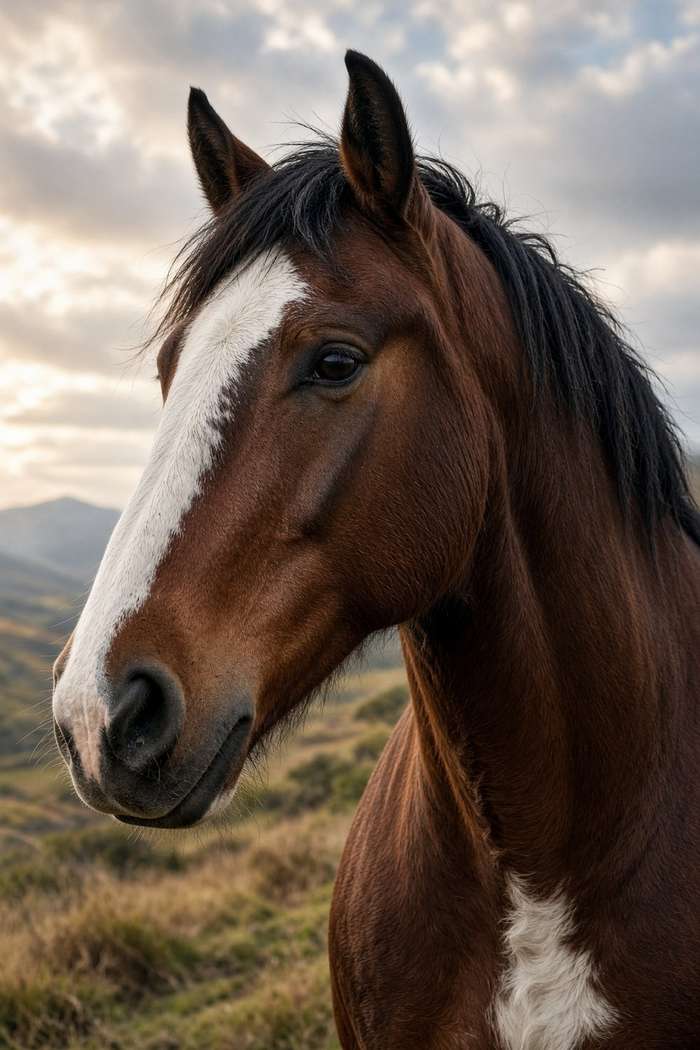 Clydesdale (Bay) poster, Horse Portraits
