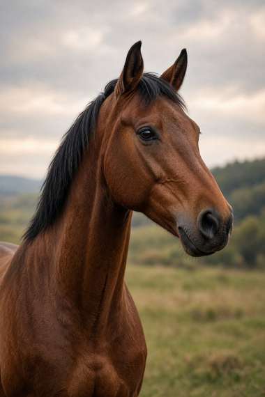 Hanoverian (Bay) poster, Horse Portraits