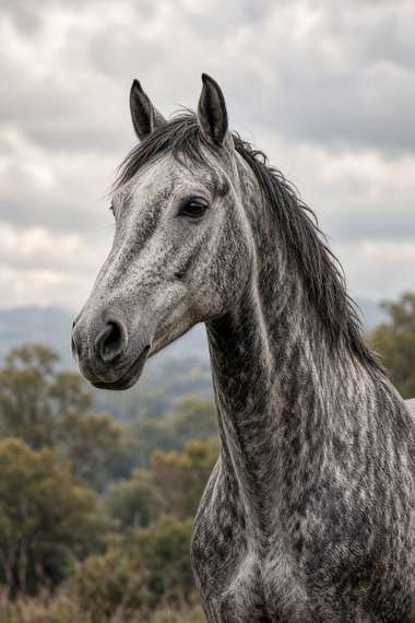 Hanoverian (Gray) poster, Horse Portraits