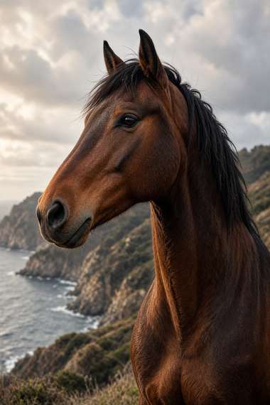 Morgan (Bay) poster, Horse Portraits