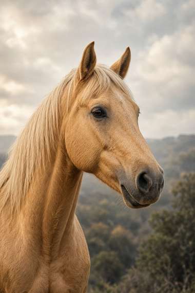 Morgan (Palomino) poster, Horse Portraits
