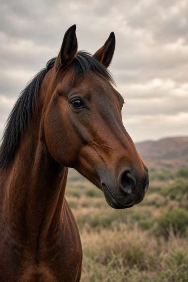 Quarter Horse (Bay) poster, Horse Portraits