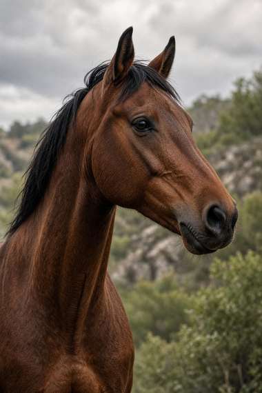 Thoroughbred (Bay) poster, Horse Portraits