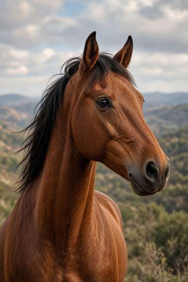 Thoroughbred (Chestnut) poster, Horse Portraits