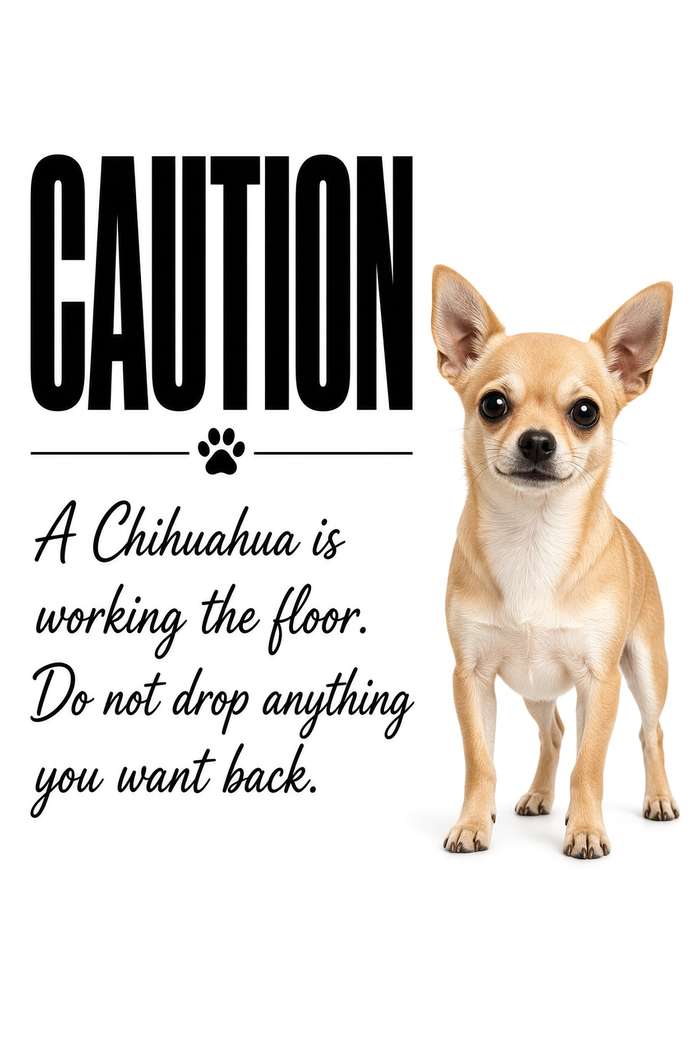 Chihuahua poster, Kitchen Dogs