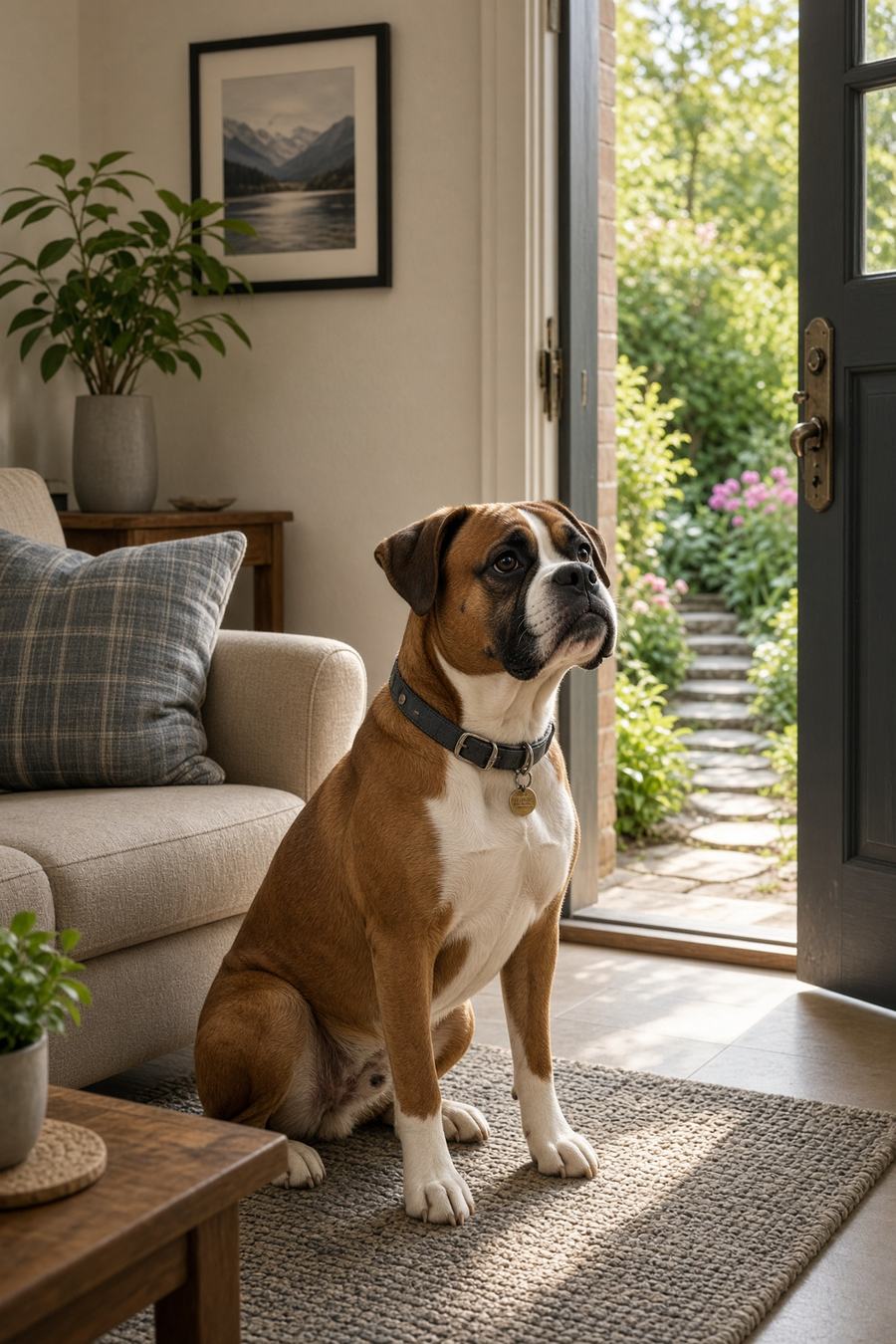 Boxer poster, Scenic Dogs