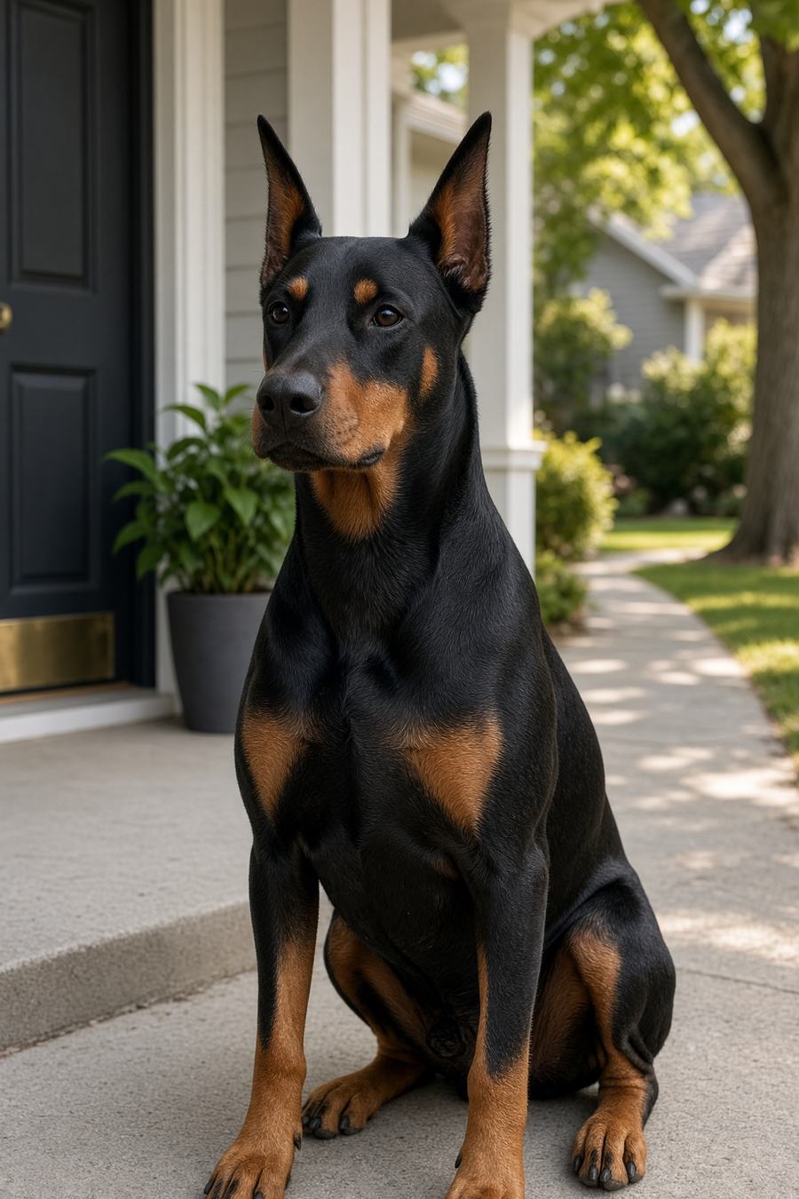 Doberman poster, Scenic Dogs