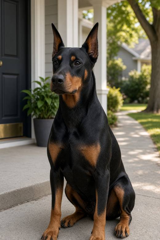 Doberman poster, Scenic Dogs