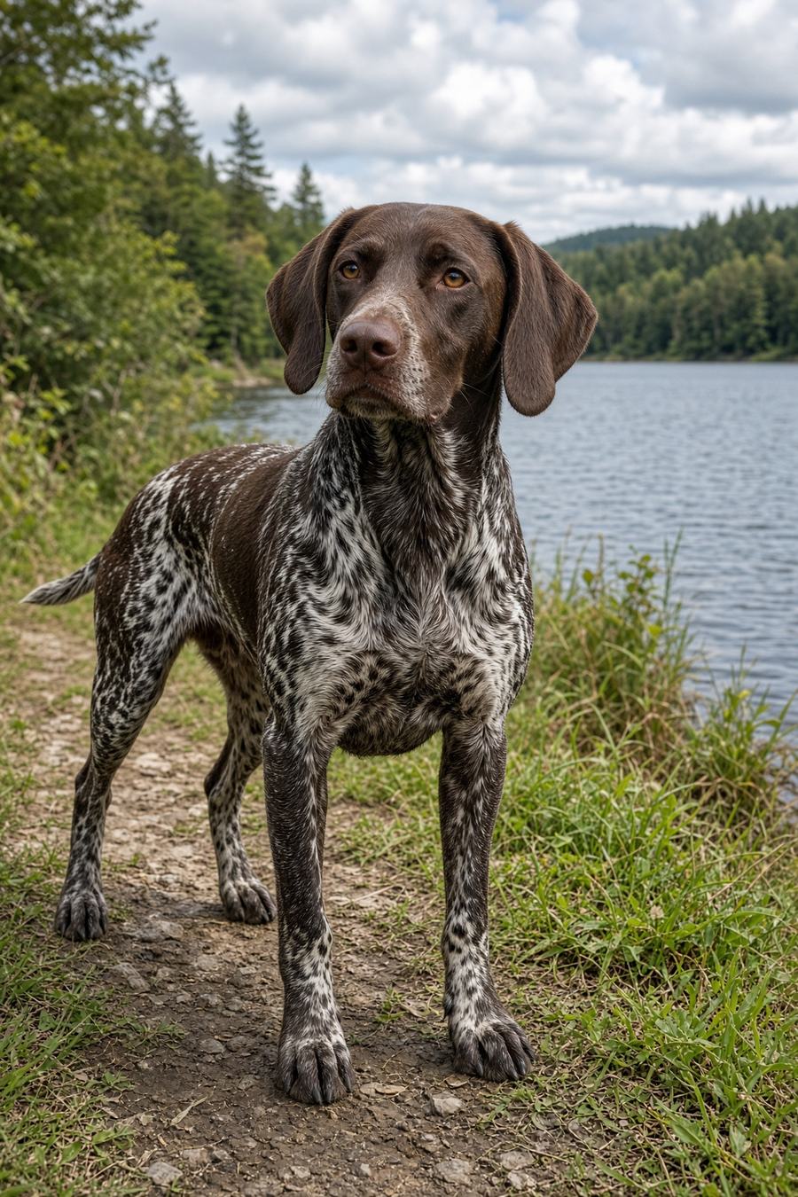 German Shorthaired Pointer poster, Scenic Dogs