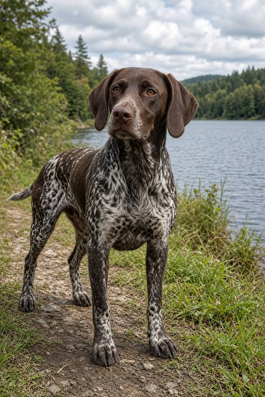 German Shorthaired Pointer poster, Scenic Dogs
