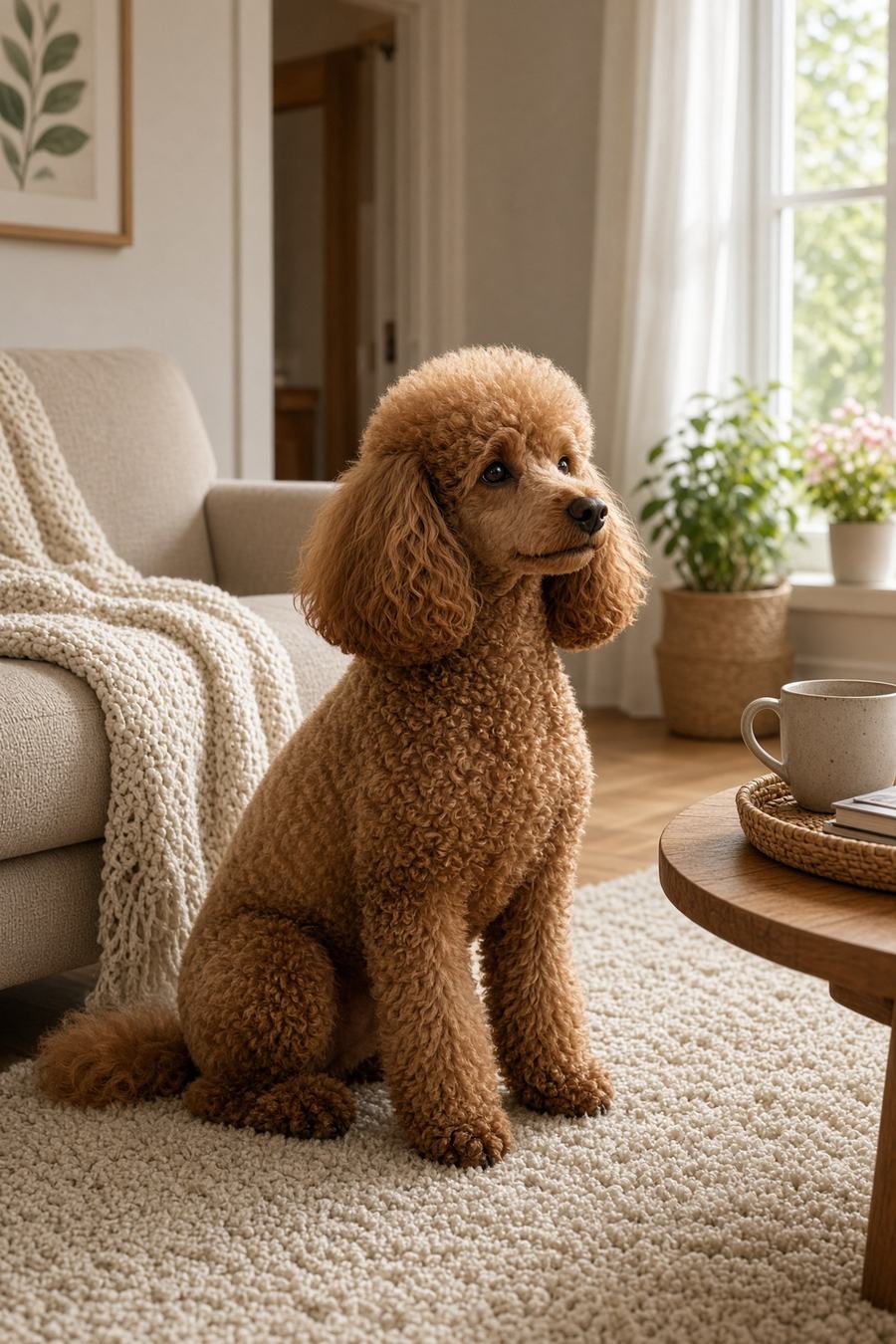 Poodle poster, Scenic Dogs