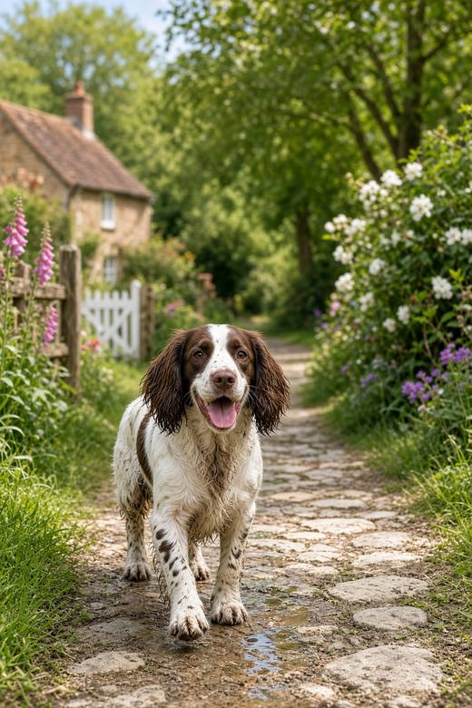 English Springer Spaniel poster, Scenic Dogs